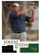 Michael Kirk RC - Young Guns (PGA Golf Card) 2001 Upper Deck Golf # 75 Mint