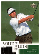 David Berganio RC - Young Guns (PGA Golf Card) 2001 Upper Deck Golf # 77 Mint