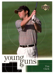 Tim Clark RC - Young Guns (PGA Golf Card) 2001 Upper Deck Golf # 79 Mint