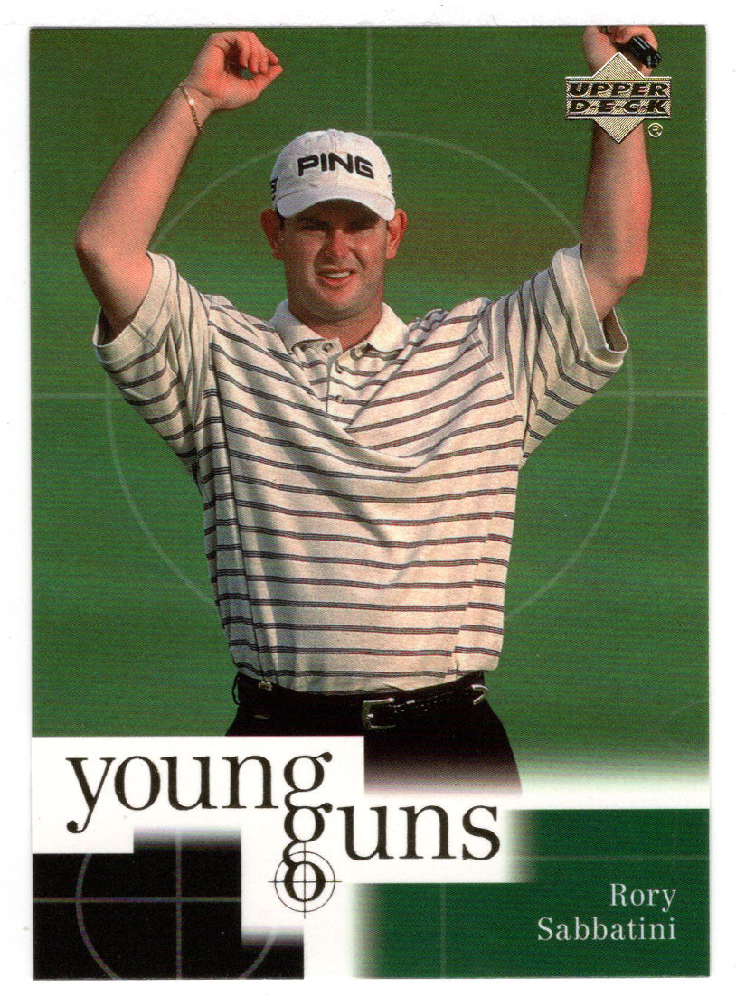 Rory Sabbatini RC - Young Guns (PGA Golf Card) 2001 Upper Deck Golf # 80 Mint