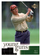 K.J. Choi RC - Young Guns (PGA Golf Card) 2001 Upper Deck Golf # 83 Mint