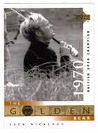 Jack Nicklaus - 1970 British Open (PGA Golf Card) 2001 Upper Deck Golf # 113 Mint