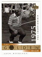 Jack Nicklaus - 1975 PGA Championship (PGA Golf Card) 2001 Upper Deck Golf # 119 Mint