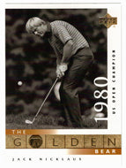 Jack Nicklaus - 1980 US Open (PGA Golf Card) 2001 Upper Deck Golf # 121 Mint