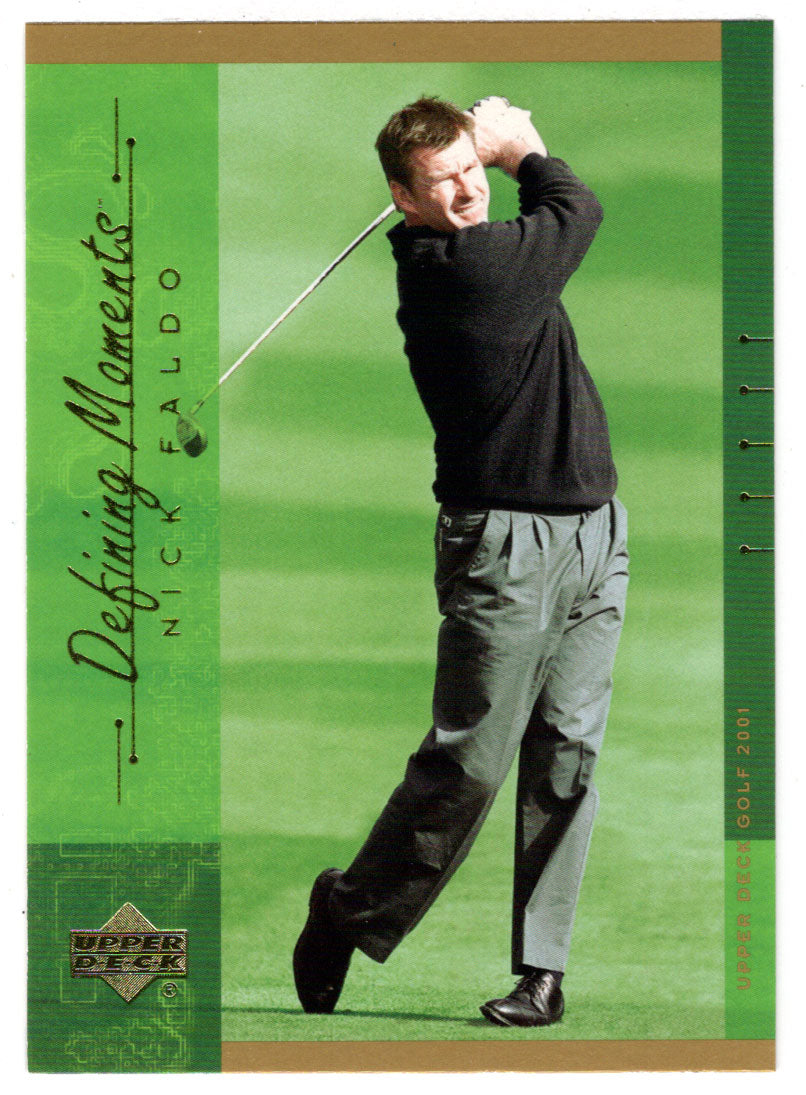 Nick Faldo - Defining Moments (PGA Golf Card) 2001 Upper Deck Golf # 128 Mint