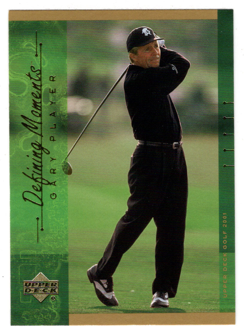Gary Player - Defining Moments (PGA Golf Card) 2001 Upper Deck Golf # 140 Mint
