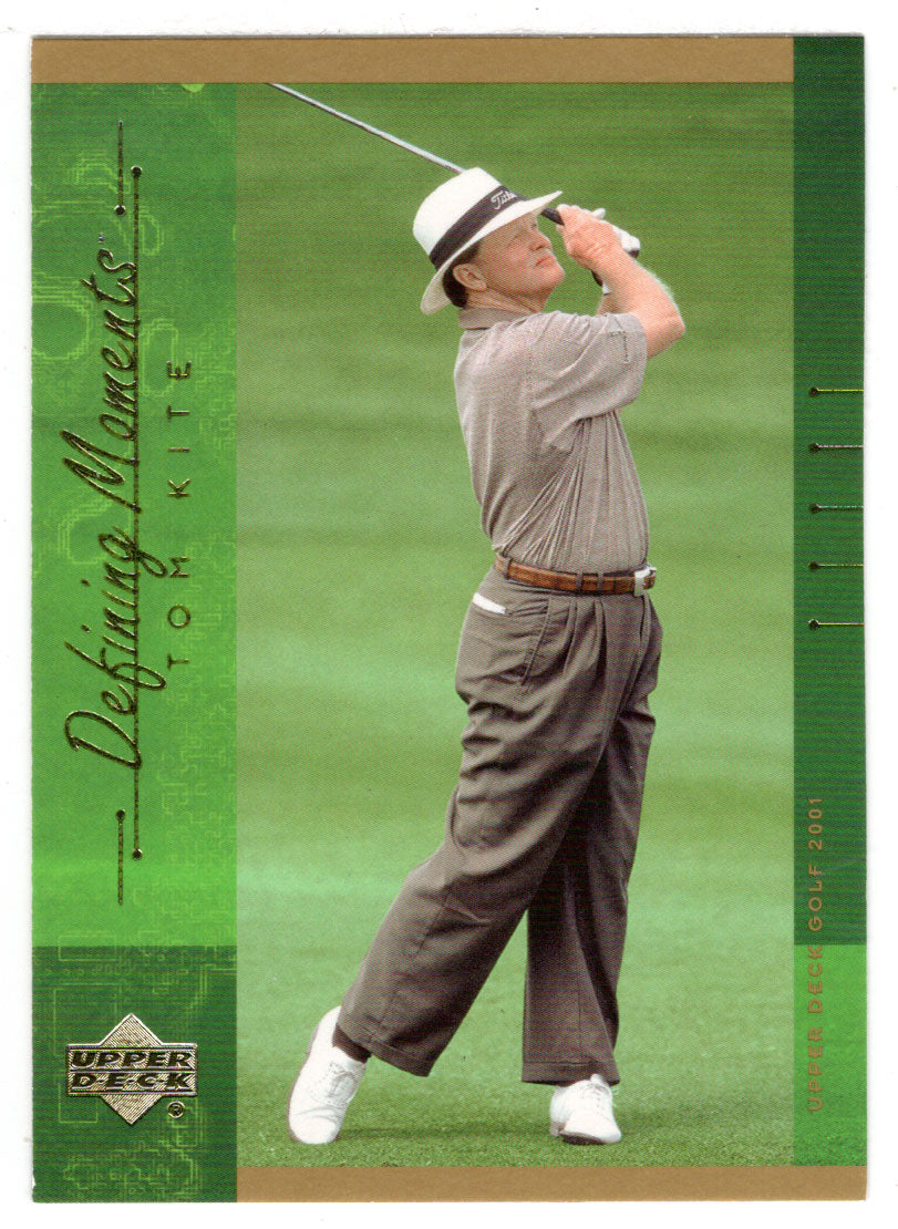 Tom Kite - Defining Moments (PGA Golf Card) 2001 Upper Deck Golf # 141 Mint