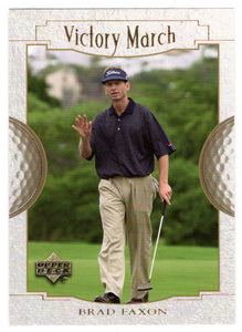 Brad Faxon - Victory March (PGA Golf Card) 2001 Upper Deck Golf # 145 Mint