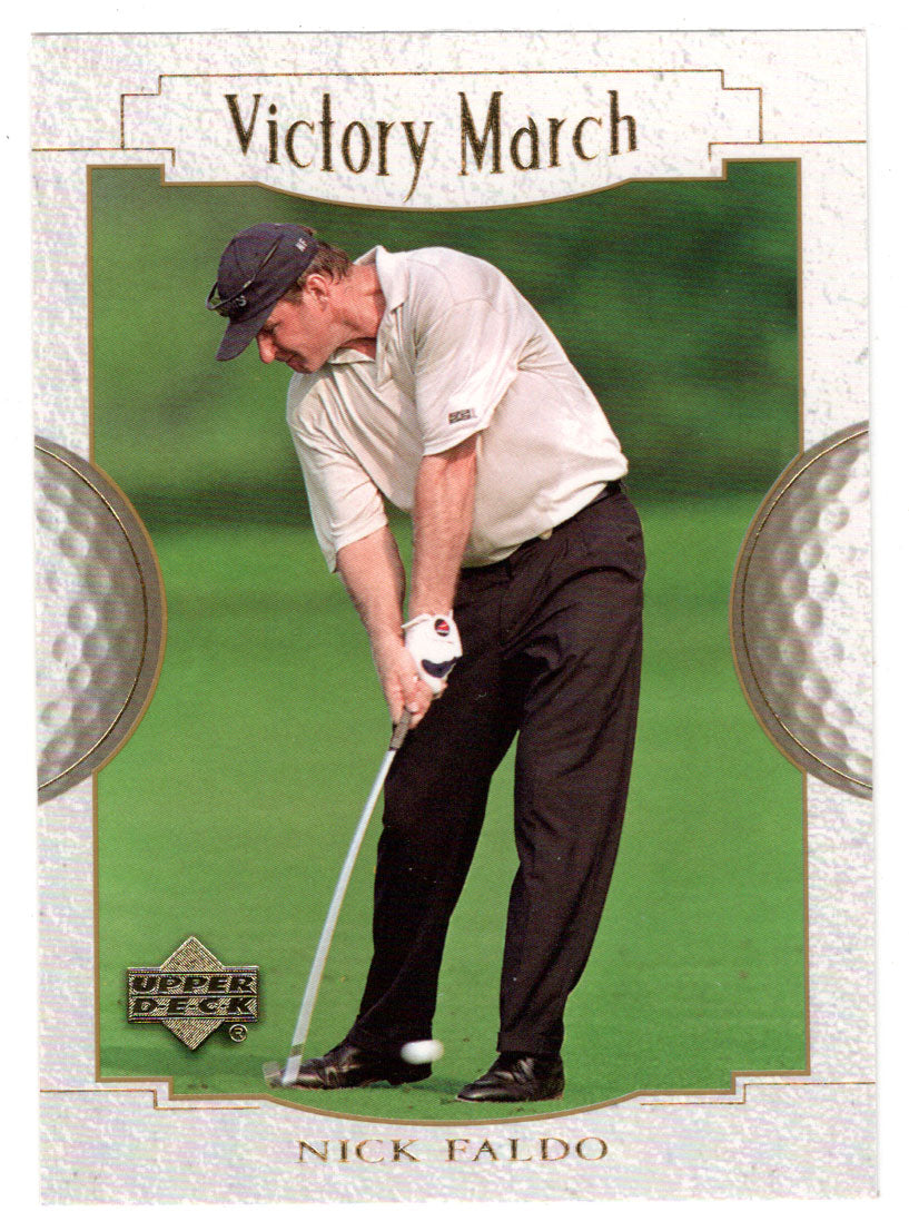 Nick Faldo - Victory March (PGA Golf Card) 2001 Upper Deck Golf # 152 Mint