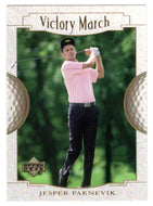 Jesper Parnevik - Victory March (PGA Golf Card) 2001 Upper Deck Golf # 153 Mint