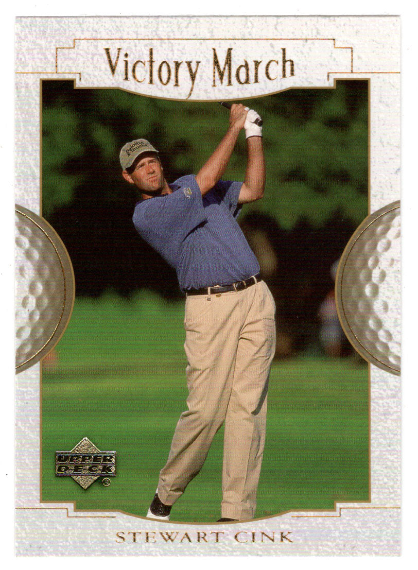 Stewart Cink - Victory March (PGA Golf Card) 2001 Upper Deck Golf # 158 Mint
