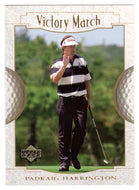 Padraig Harrington - Victory March (PGA Golf Card) 2001 Upper Deck Golf # 159 Mint