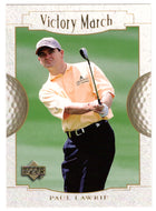 Paul Lawrie - Victory March (PGA Golf Card) 2001 Upper Deck Golf # 161 Mint