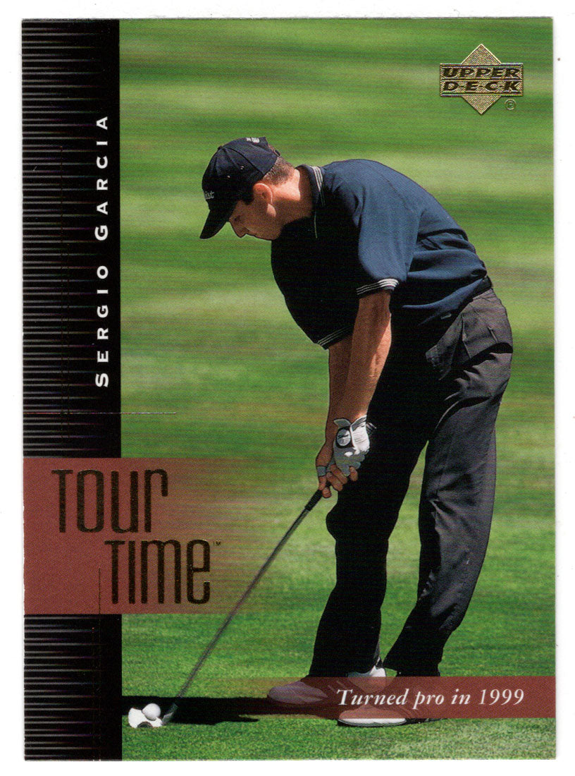 Sergio Garcia - Tour Time (PGA Golf Card) 2001 Upper Deck Golf # 179 Mint