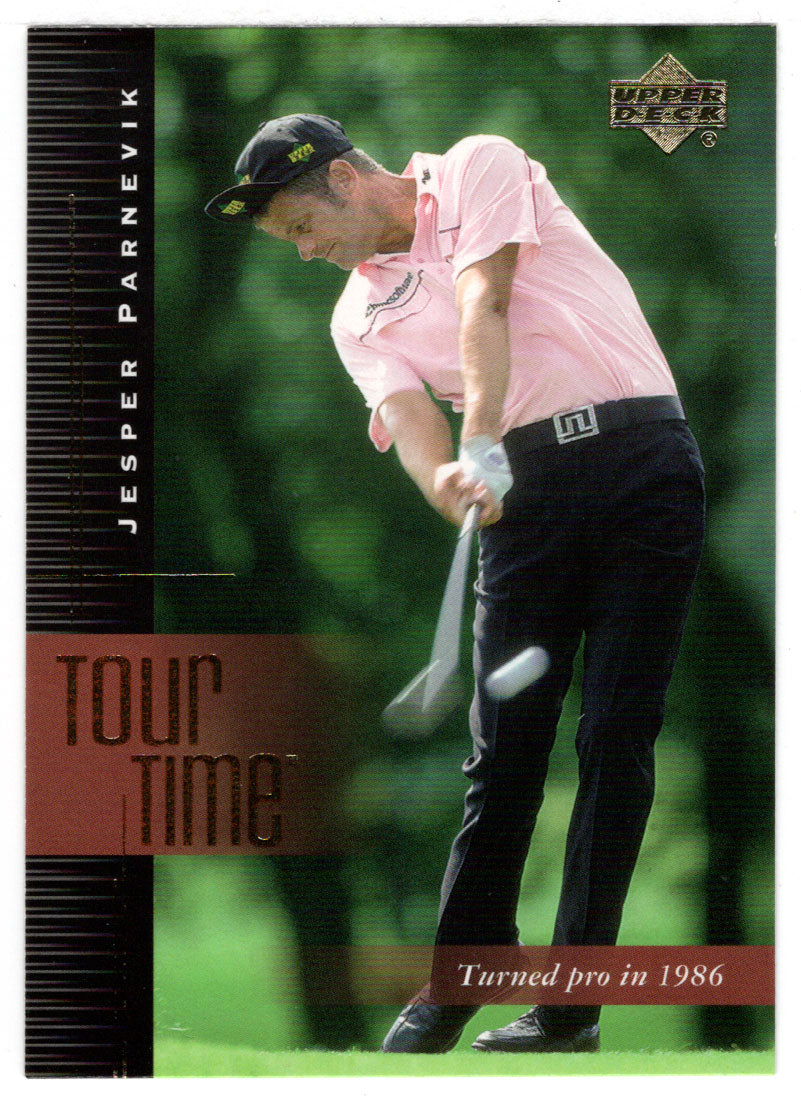 Jesper Parnevik - Tour Time (PGA Golf Card) 2001 Upper Deck Golf # 184 Mint