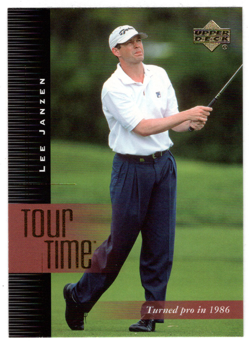 Lee Janzen - Tour Time (PGA Golf Card) 2001 Upper Deck Golf # 185 Mint