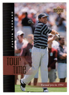 Justin Leonard - Tour Time (PGA Golf Card) 2001 Upper Deck Golf # 186 Mint