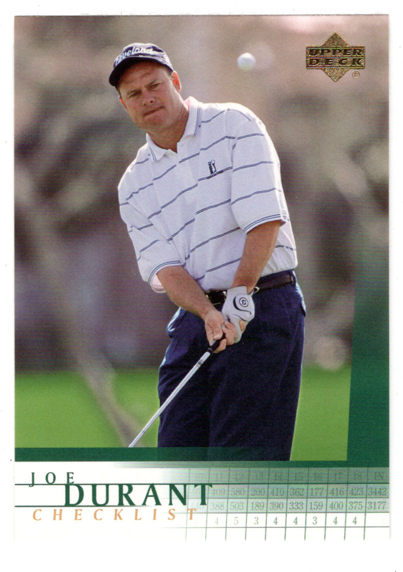 Joe Durant - Checklist # 5 (PGA Golf Card) 2001 Upper Deck Golf # 200 Mint