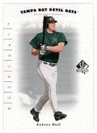 Aubrey Huff - Tampa Bay Devil Rays (MLB Baseball Card) 2001 Upper Deck SP Authentic # 11 Mint