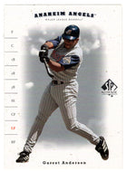 Garret Anderson - Anaheim Angels (MLB Baseball Card) 2001 Upper Deck SP Authentic # 181 Mint