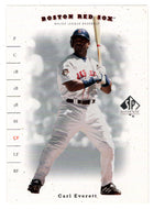 Carl Everett - Boston Red Sox (MLB Baseball Card) 2001 Upper Deck SP Authentic # 189 Mint