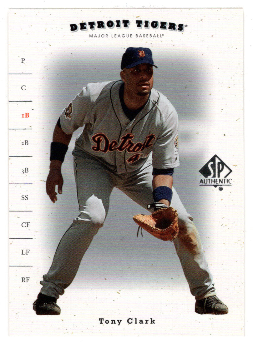 Tony Clark - Detroit Tigers (MLB Baseball Card) 2001 Upper Deck SP Authentic # 191 Mint