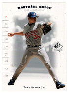 Tony Armas Jr. - Montreal Expos (MLB Baseball Card) 2001 Upper Deck SP Authentic # 202 Mint