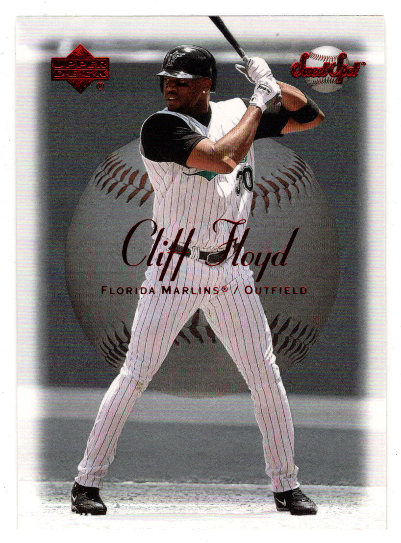 Cliff Floyd autographed baseball card (Florida Marlins) 2001 Donruss  Signature Series #CF