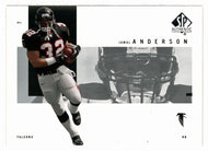 Jamal Anderson - Atlanta Falcons (NFL Football Card) 2001 Upper Deck SP Authentic # 4 Mint