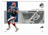 Peerless Price - Buffalo Bills (NFL Football Card) 2001 Upper Deck SP Authentic # 10 Mint