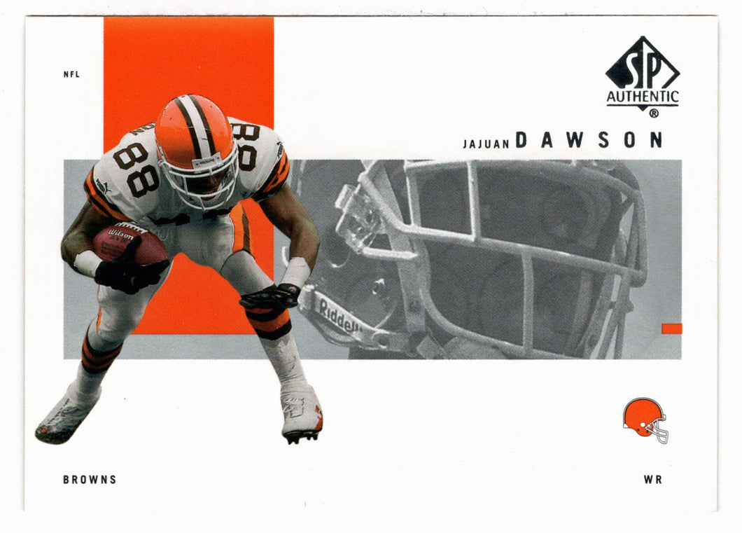 JaJuan Dawson - Cleveland Browns (NFL Football Card) 2001 Upper Deck SP Authentic # 23 Mint