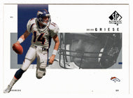 Brian Griese - Denver Broncos (NFL Football Card) 2001 Upper Deck SP Authentic # 30 Mint
