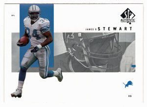 James O. Stewart - Detroit Lions (NFL Football Card) 2001 Upper Deck SP Authentic # 33 Mint