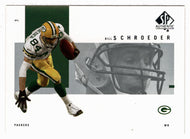 Bill Schroeder - Green Bay Packers (NFL Football Card) 2001 Upper Deck SP Authentic # 37 Mint