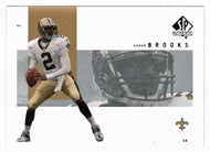 Aaron Brooks - New Orleans Saints (NFL Football Card) 2001 Upper Deck SP Authentic # 58 Mint