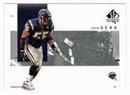 Junior Seau - San Diego Chargers (NFL Football Card) 2001 Upper Deck SP Authentic # 76 Mint