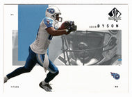 Kevin Dyson - Tennessee Titans (NFL Football Card) 2001 Upper Deck SP Authentic # 85 Mint