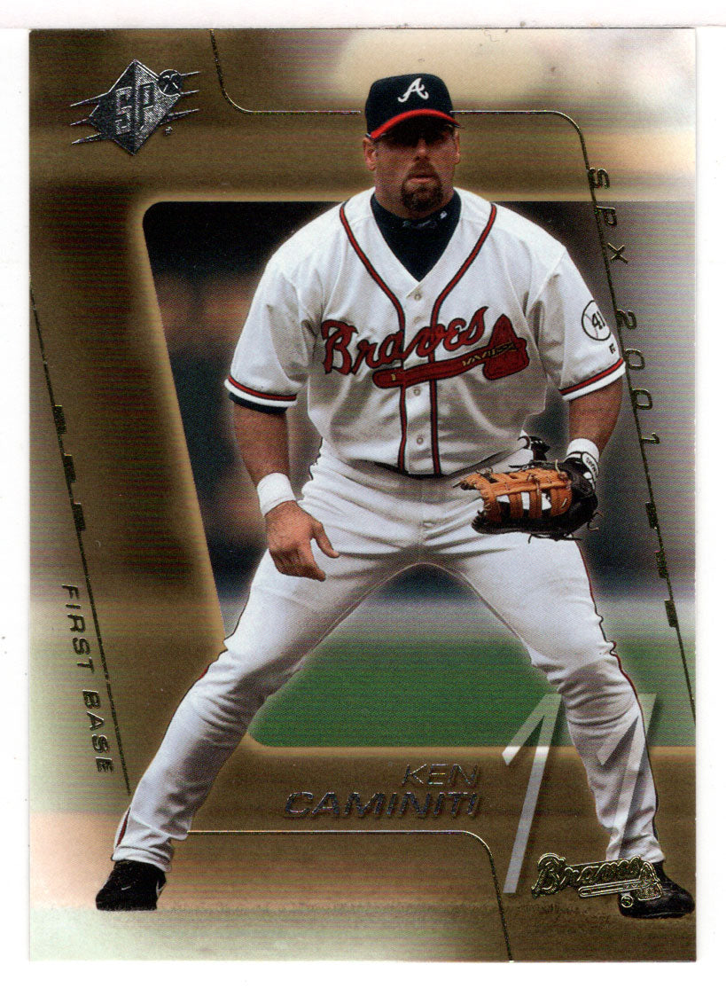 Ken Caminiti - Atlanta Braves (MLB Baseball Card) 2001 Upper Deck SPx # 166 Mint