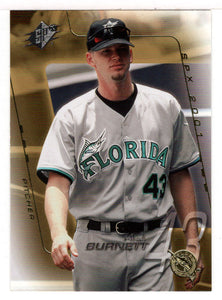 A.J. Burnett - Florida Marlins (MLB Baseball Card) 2001 Upper Deck SPx # 174 Mint