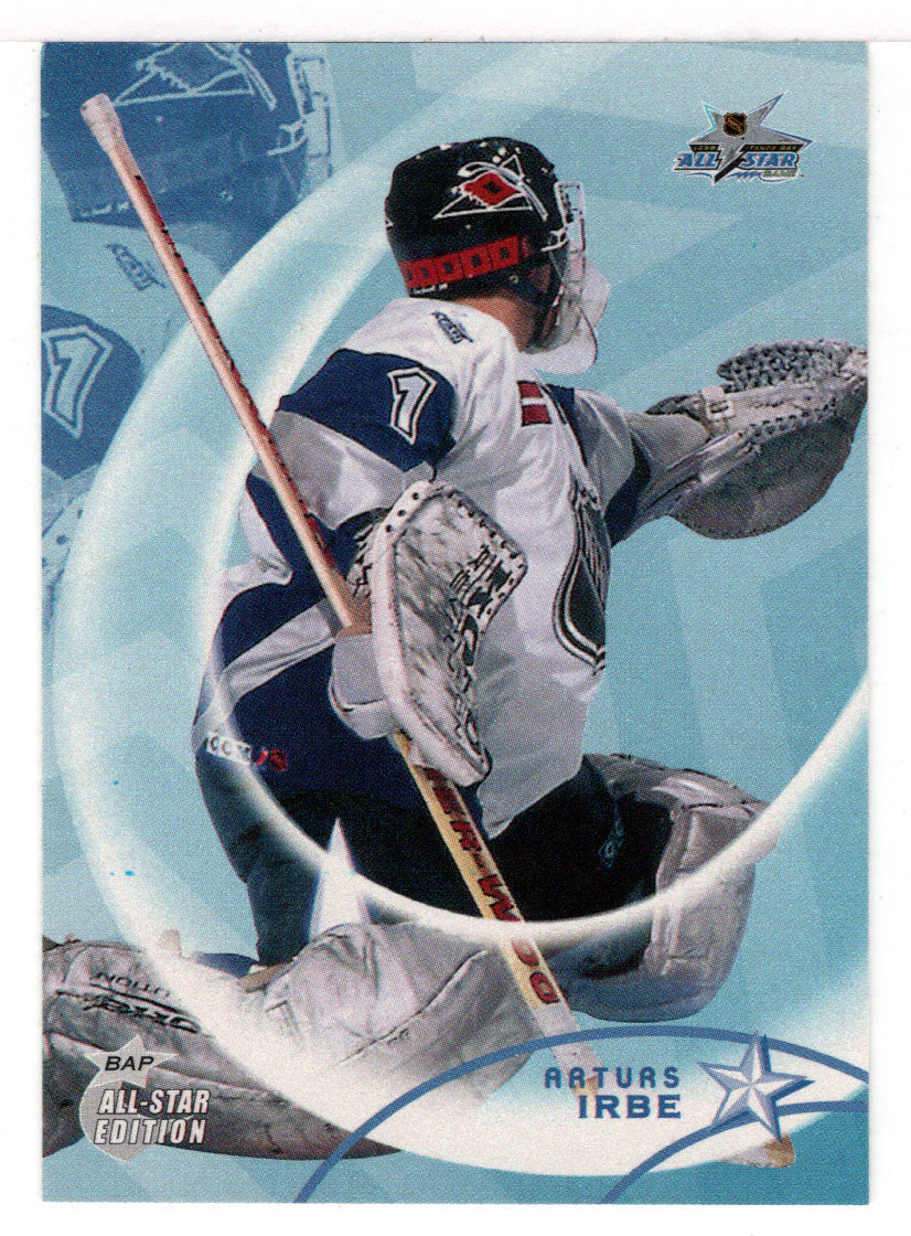 Arturs Irbe - Carolina Hurricanes (NHL Hockey Card) 2002-03 Be A Player All-Star Edition # 33 Mint