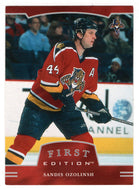 Sandis Ozolinsh - Florida Panthers (NHL Hockey Card) 2002-03 Be A Player First Edition # 5 Mint