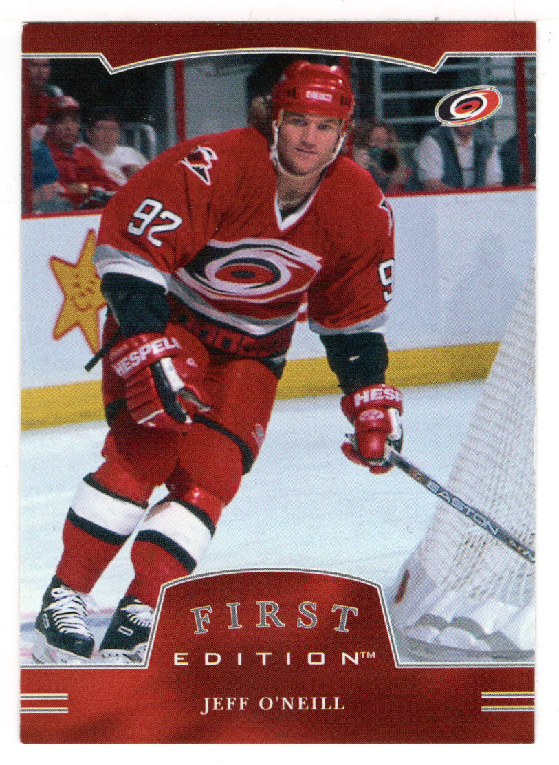 Jeff O'Neill - Carolina Hurricanes (NHL Hockey Card) 2002-03 Be A Player First Edition # 9 Mint