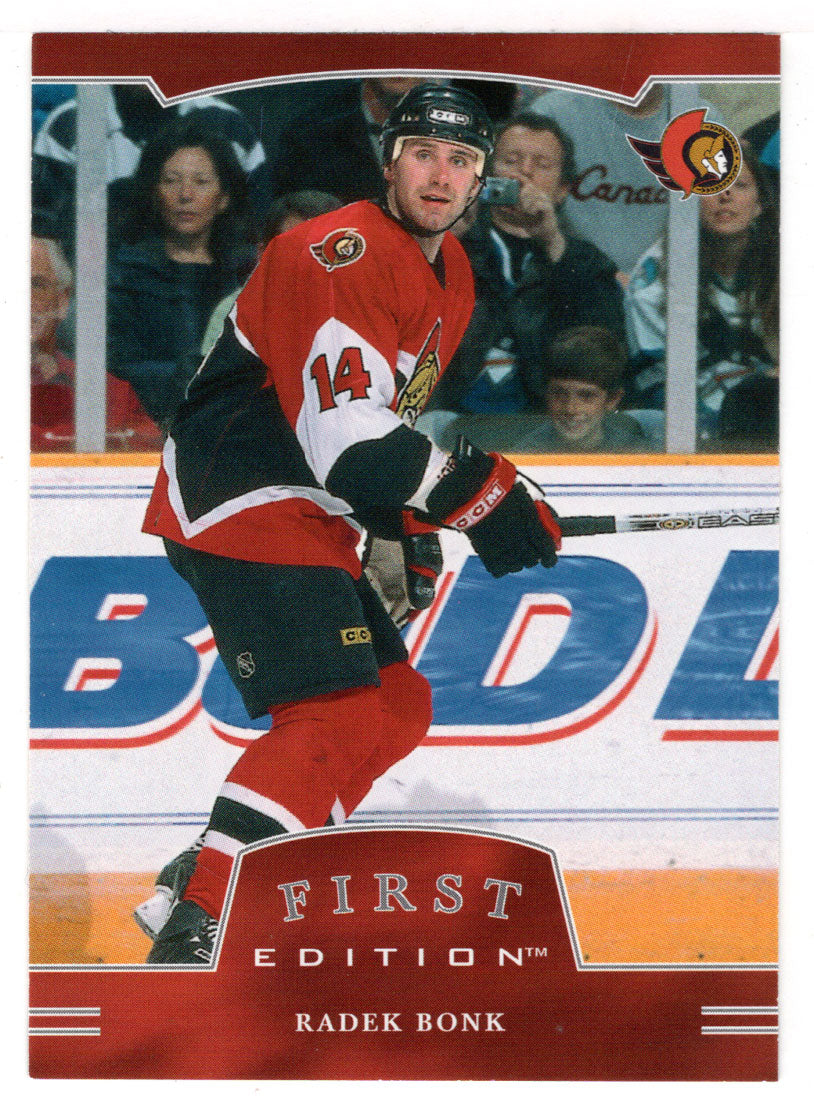 Radek Bonk - Ottawa Senators (NHL Hockey Card) 2002-03 Be A Player First Edition # 15 Mint