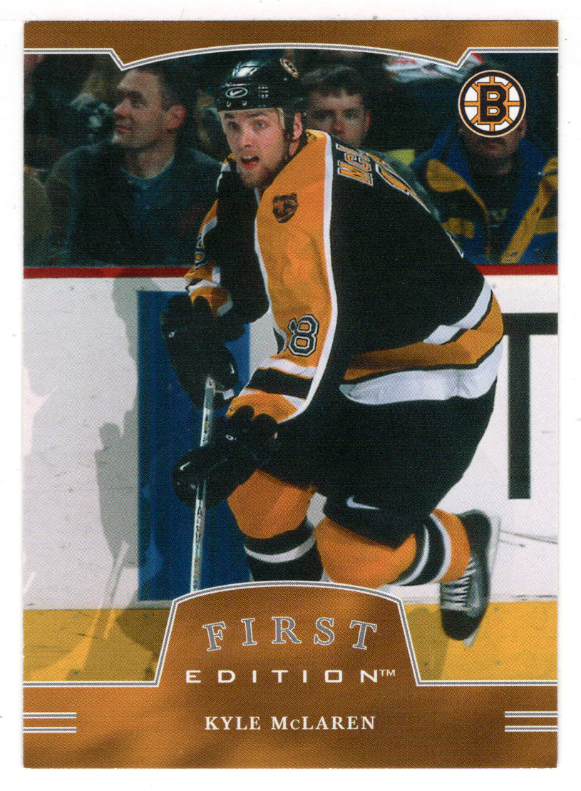Kyle McLaren - Boston Bruins (NHL Hockey Card) 2002-03 Be A Player First Edition # 25 Mint