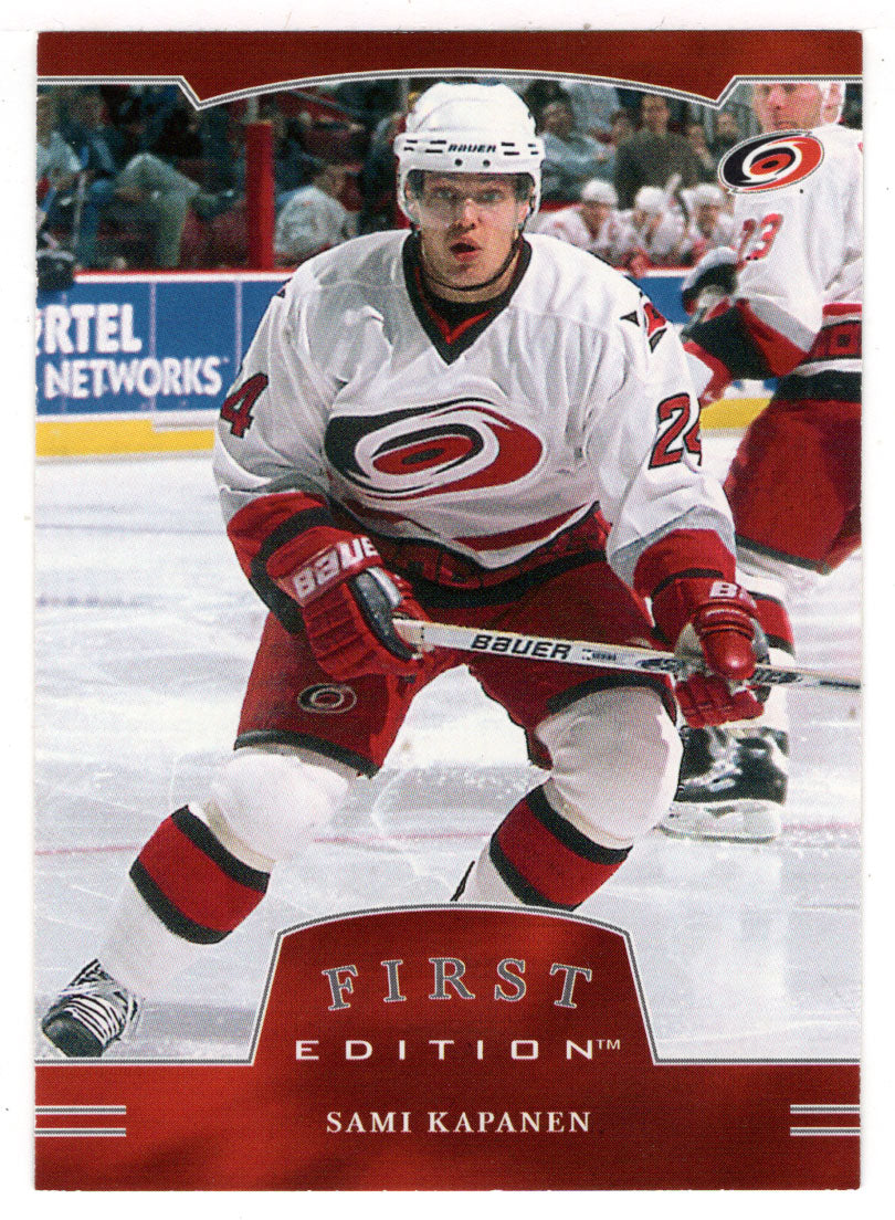 Sami Kapanen - Carolina Hurricanes (NHL Hockey Card) 2002-03 Be A Player First Edition # 30 Mint
