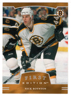 Nick Boynton - Boston Bruins (NHL Hockey Card) 2002-03 Be A Player First Edition # 35 Mint