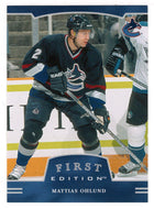 Mattias Ohlund - Vancouver Canucks (NHL Hockey Card) 2002-03 Be A Player First Edition # 44 Mint