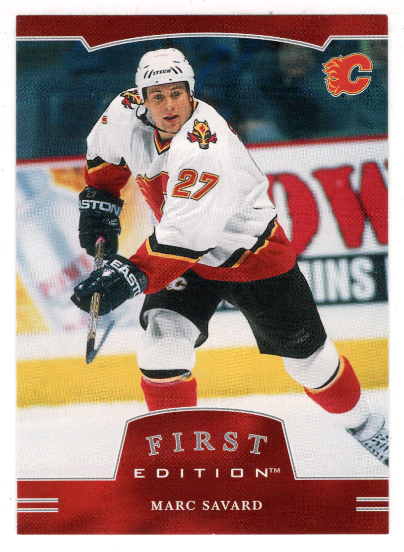 Marc Savard - Calgary Flames (NHL Hockey Card) 2002-03 Be A Player First Edition # 61 Mint