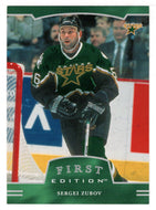 Sergei Zubov - Dallas Stars (NHL Hockey Card) 2002-03 Be A Player First Edition # 62 Mint