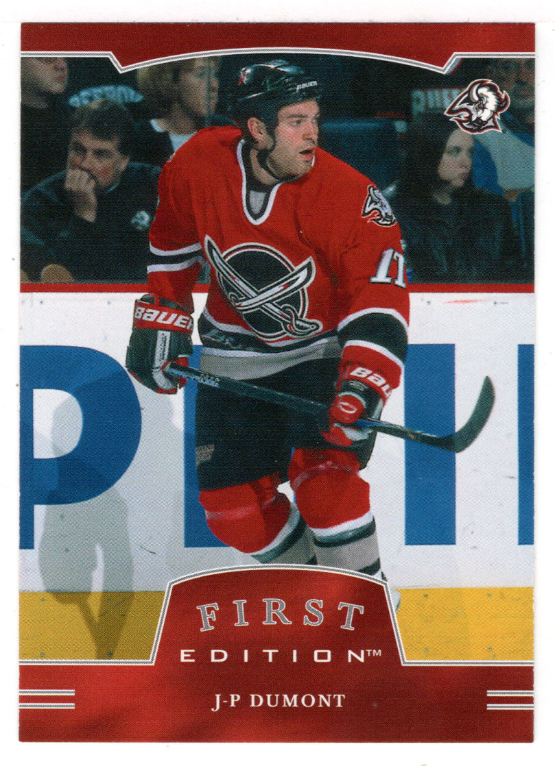 J-P Dumont - Buffalo Sabres (NHL Hockey Card) 2002-03 Be A Player First Edition # 76 Mint